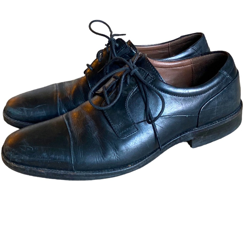 Johnston & Murphy Men’s Black Lace Up Dress Shoes. Size 9. Make An Offer.
